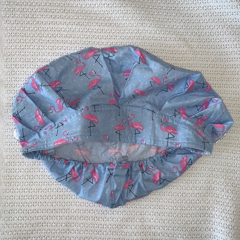 NWOT Flamingo Bouffant Style Scrub Hat 🦩